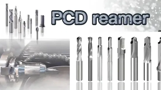 Hot Sale Straight Shank PCD Forming Reamer CNC Router Cutter Chamfer PCD Machine Reamer for Aluminum Processing